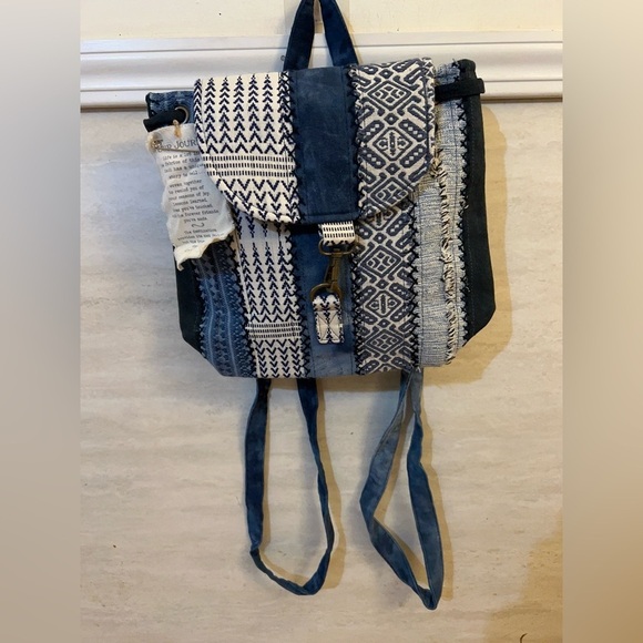 Demdaco Handbags - Demdaco Your Journey
Indigo Blue Patchwork
Backpack.